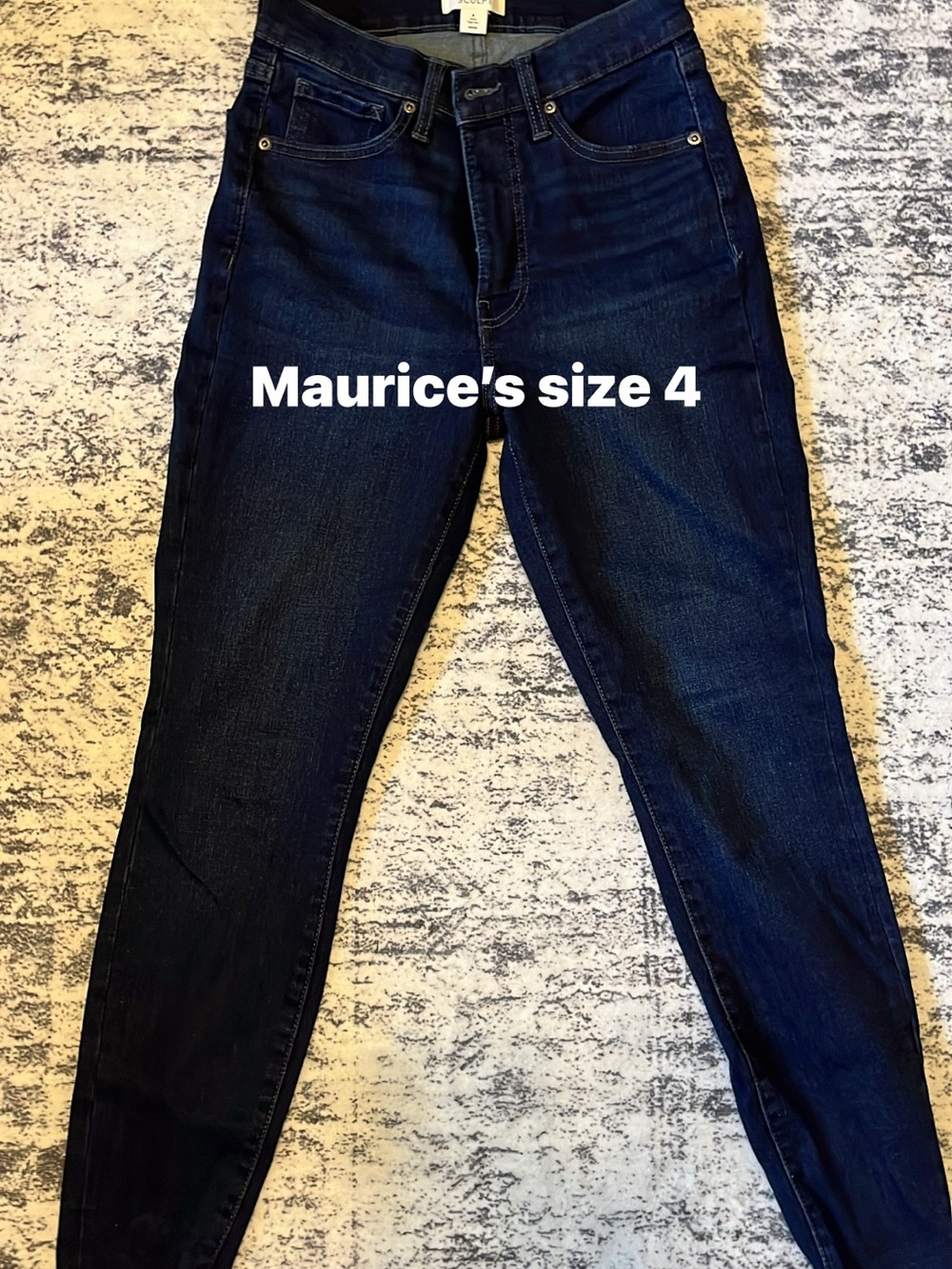 Maurices Dark Blue Skinny Jeans